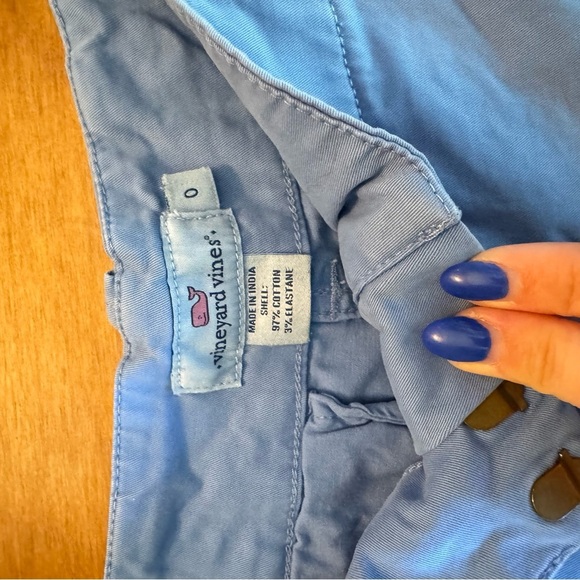 Vineyard Vines Blue Cargo Shorts Relaxed Fit - Picture 2 of 5